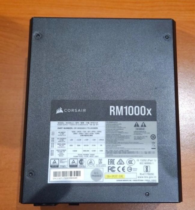 Zasilacz Corsair RM1000X