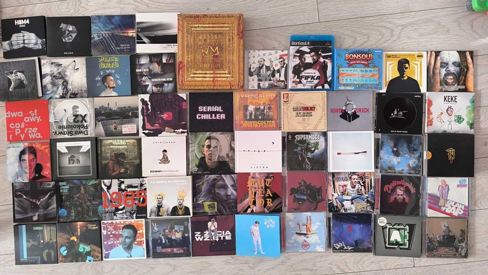 Kolekcja płyt rap/hip-hop – Białas,Zeus, Quebonafide, Dwa Sławy i inni