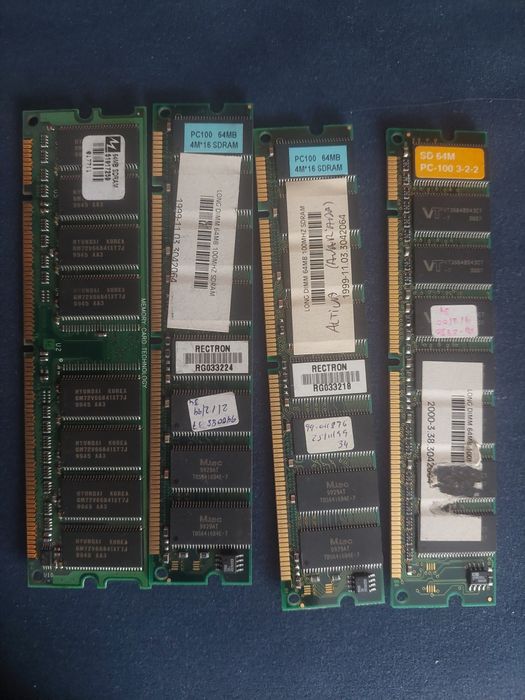 Memória RAM antigas para PC Desktop SDRAM