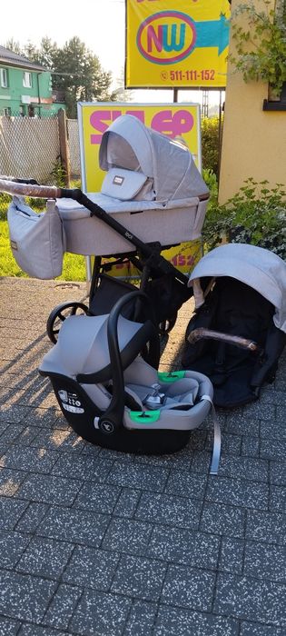 Nowy wózek Riko zestaw 3w1 komplet sklep NW