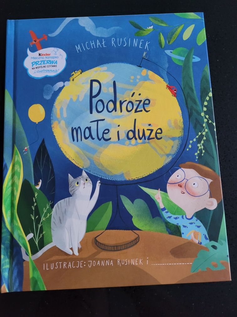 Książka dla dzieci Michał Rusinek książeczka Podroze małe i duże