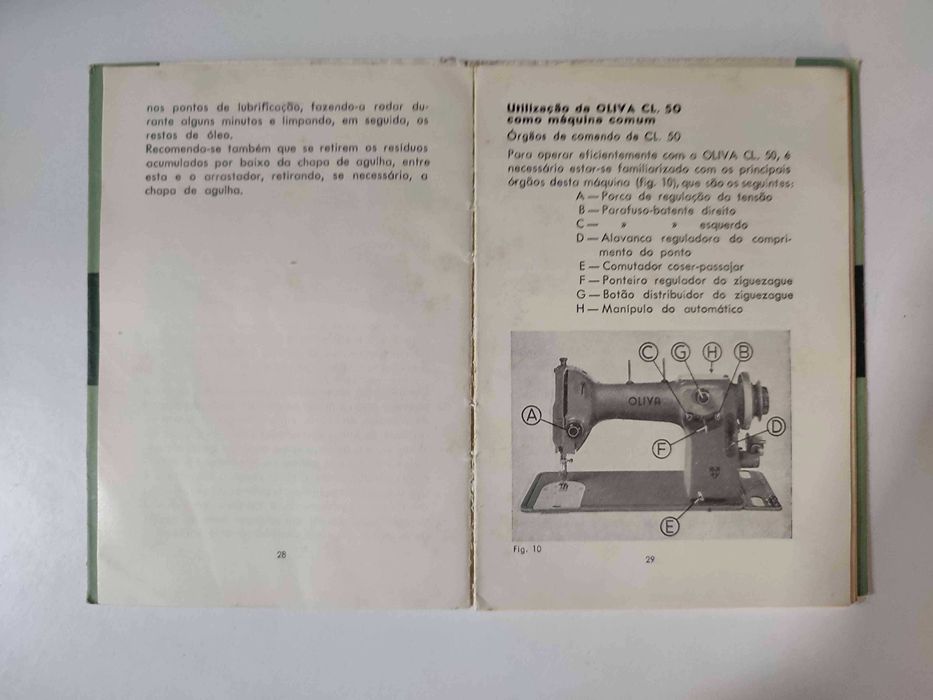 Manual de Costura Oliva CL 50