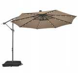 Parasol ogrodowy z oświetleniem LED