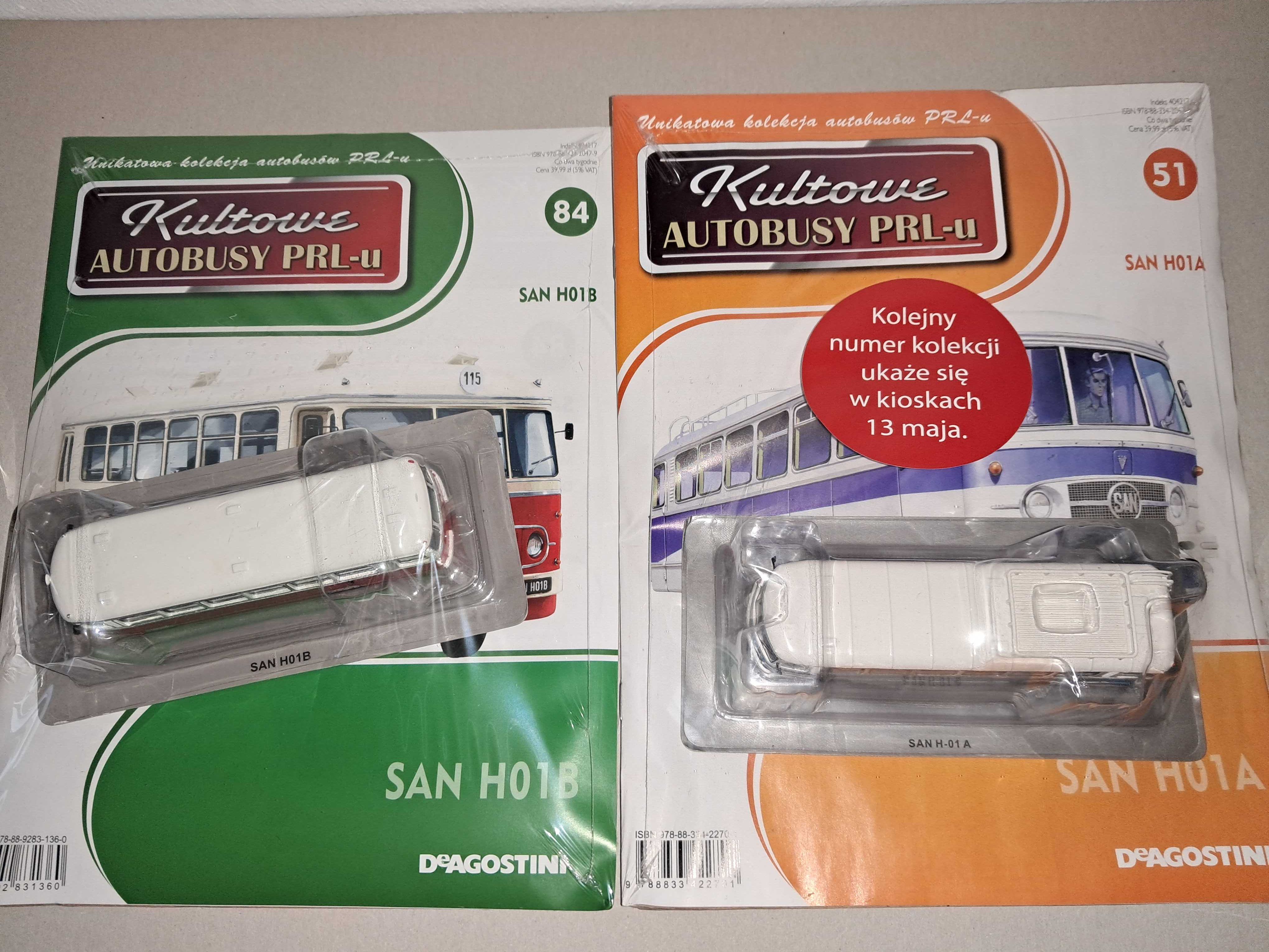 2x Kultowe autobusy San H01A i San H01B
