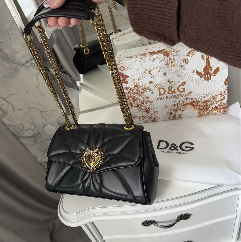 Черная сумочка сумка Dolce&Gabbana Devotion
