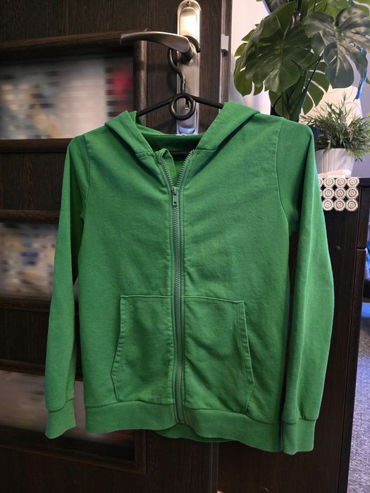 Bluza 128-134 zielona