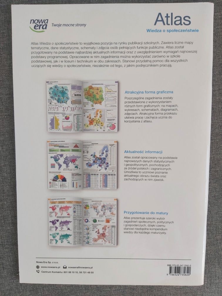 Atlas wiedza o społeczeństwie szkoła podstawowa i ponadpodstawowa