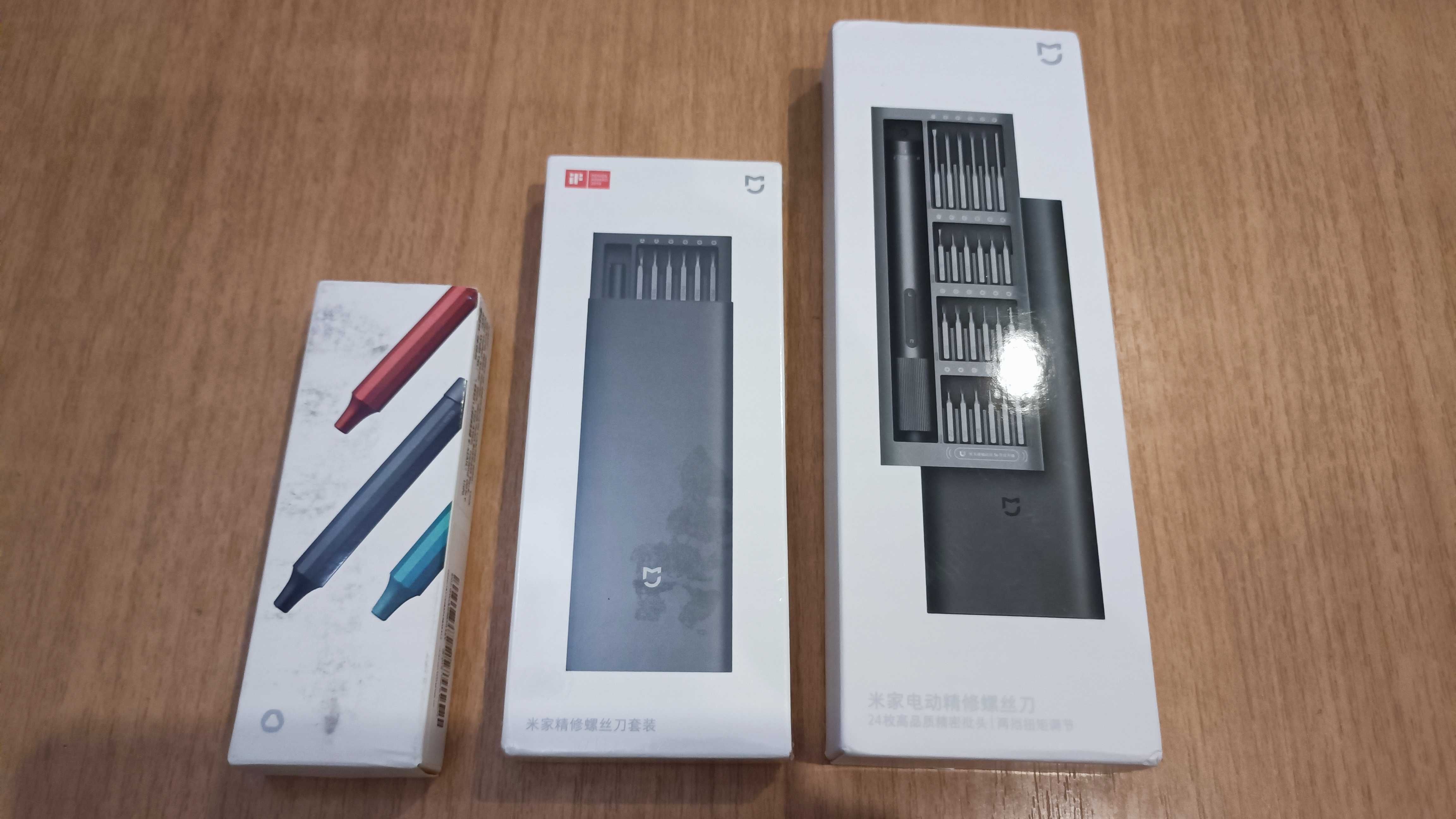 Викрутки Xiaomi Mijia та HOTO 24 в 1 (ручні та електро)