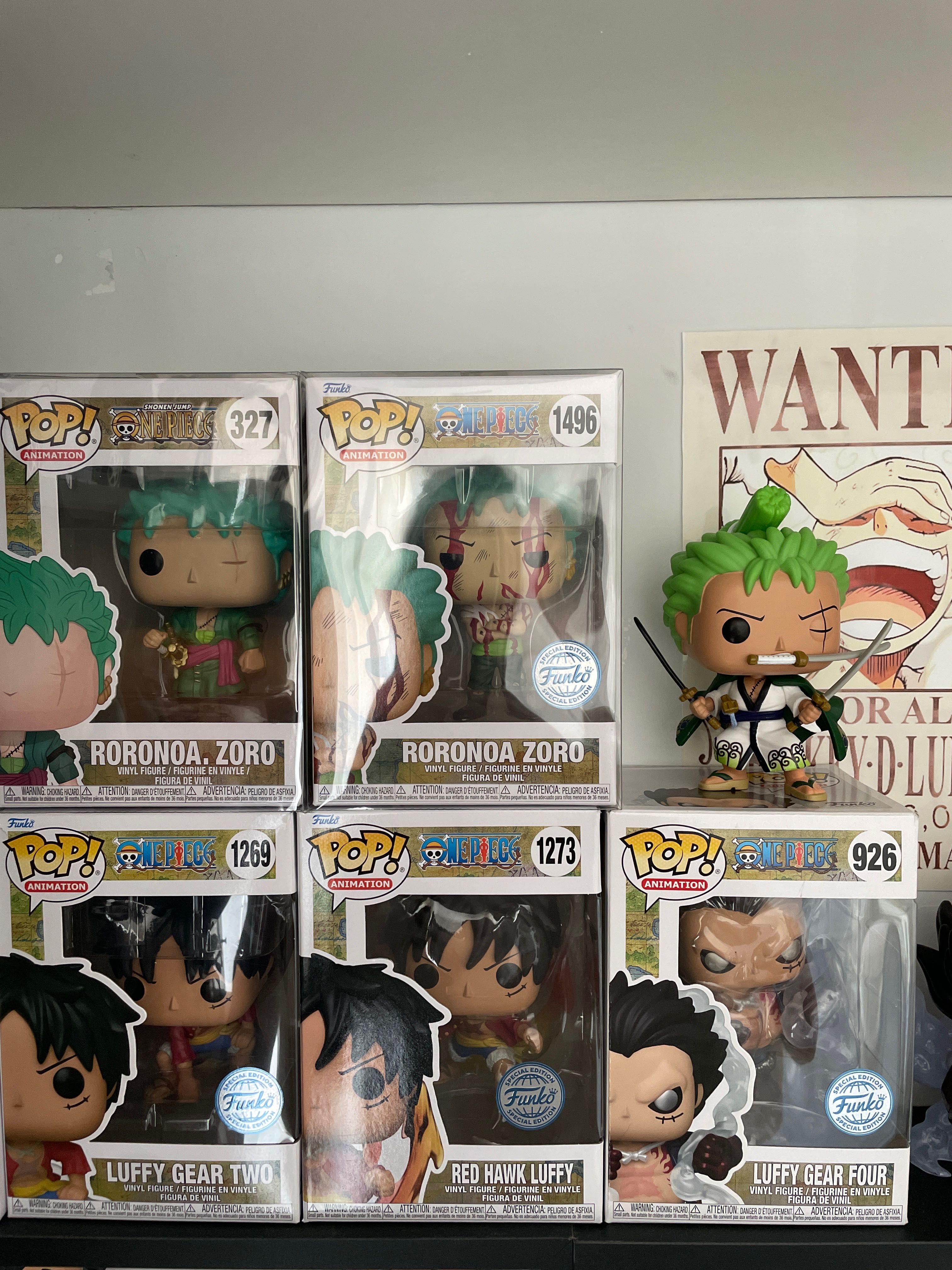 Coleção Funko Pop One piece e Star wars