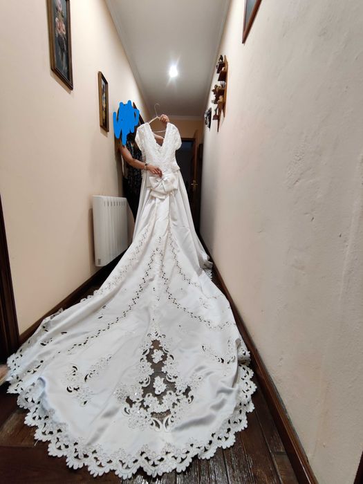 Vestido de casamento branco tamanho M