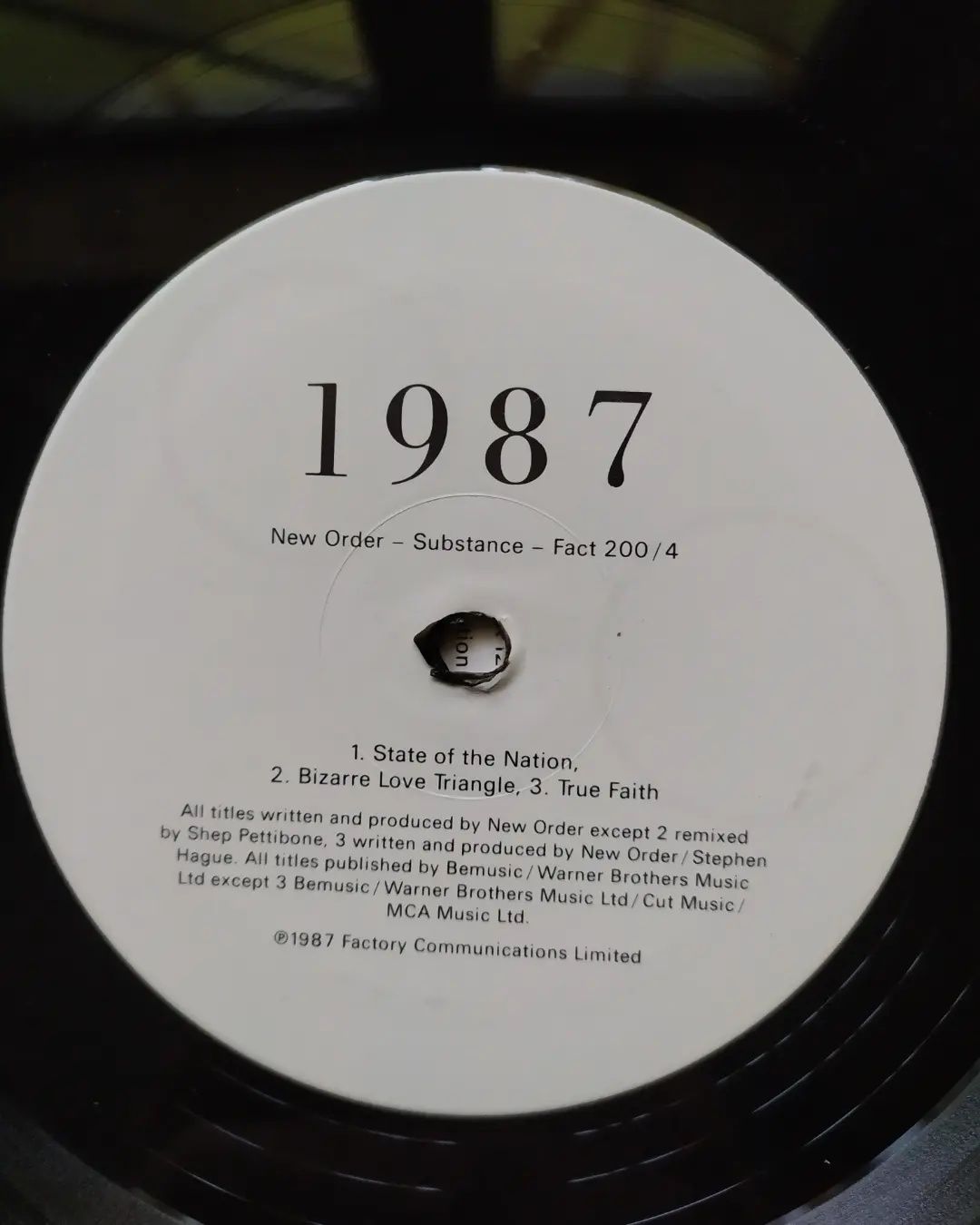 New Order  Substance 2 LP Англія 1987 вініл платівка винил пластинка