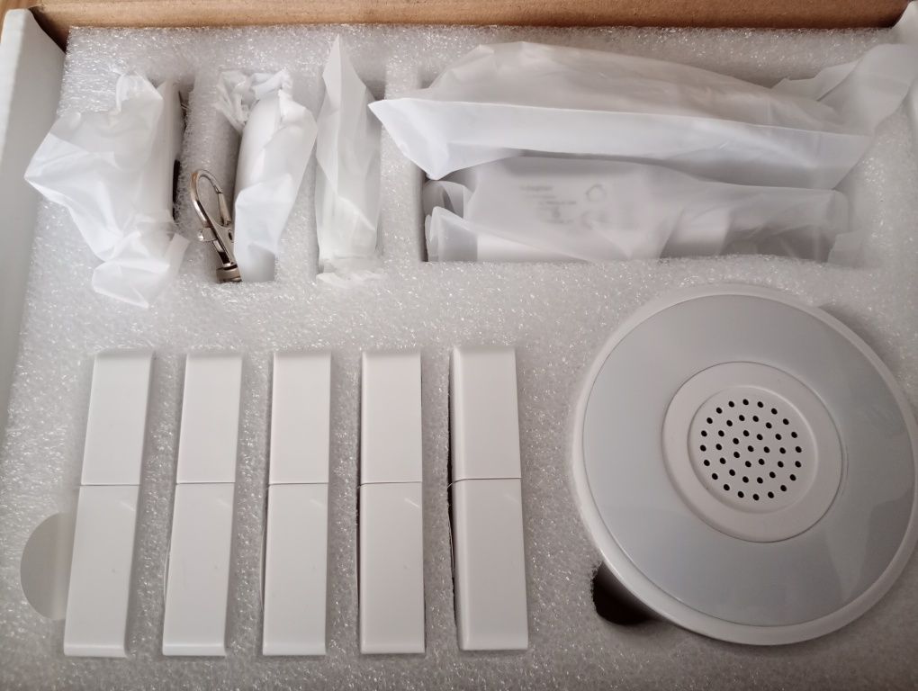 Alarm, System alarmowy do domu, Zestaw 8 elementów, Bezprzewodowy,