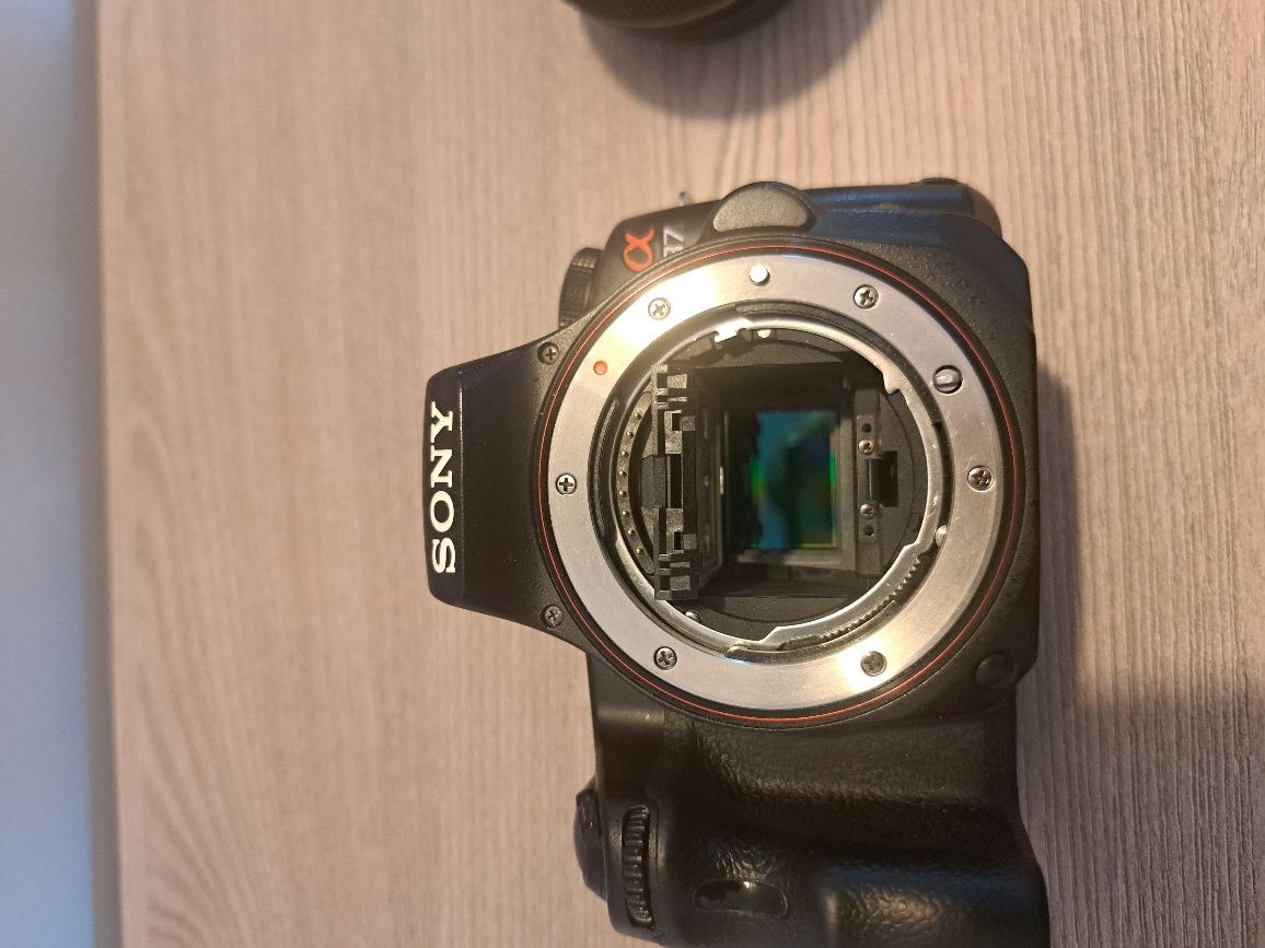 Aparat Sony DSLR a37 zestaw Sony A 18-55, Minolta 70-210