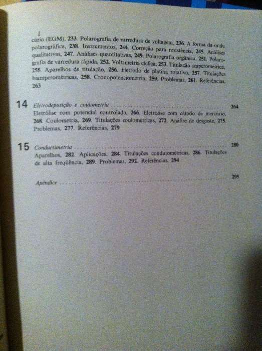 Livros: métodos instrumentais de análise química - vol. i e ii galen