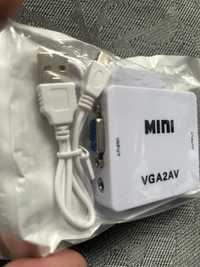 Adapter konwerter vga na rca