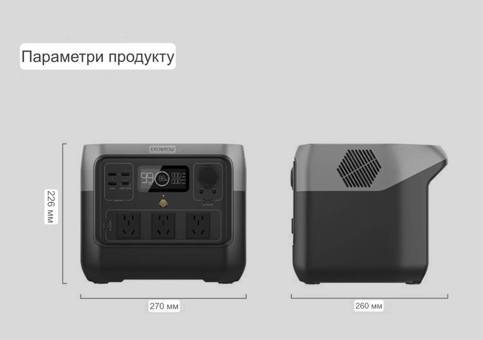 Зарядна станція EcoFlow Zhenghao River 2PRO,220 В,висока потужність