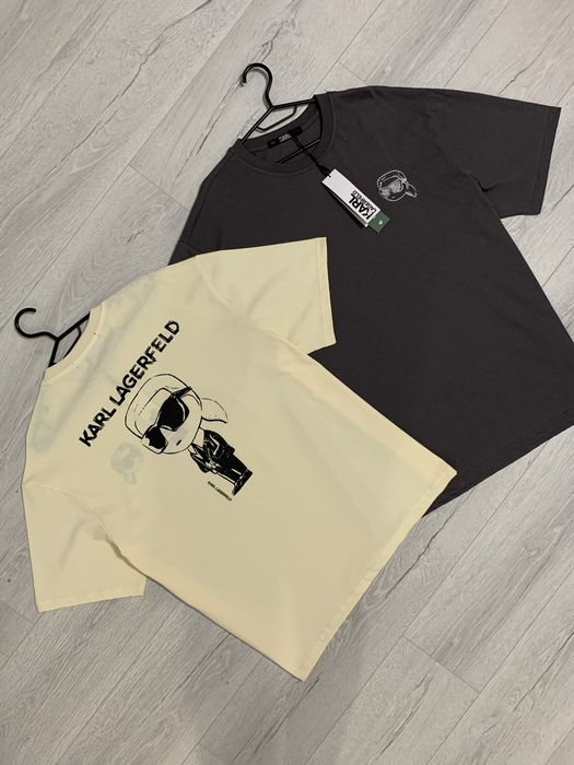 Чоловіча футболка karl lagerfeld оверсайз нова розміри L XL