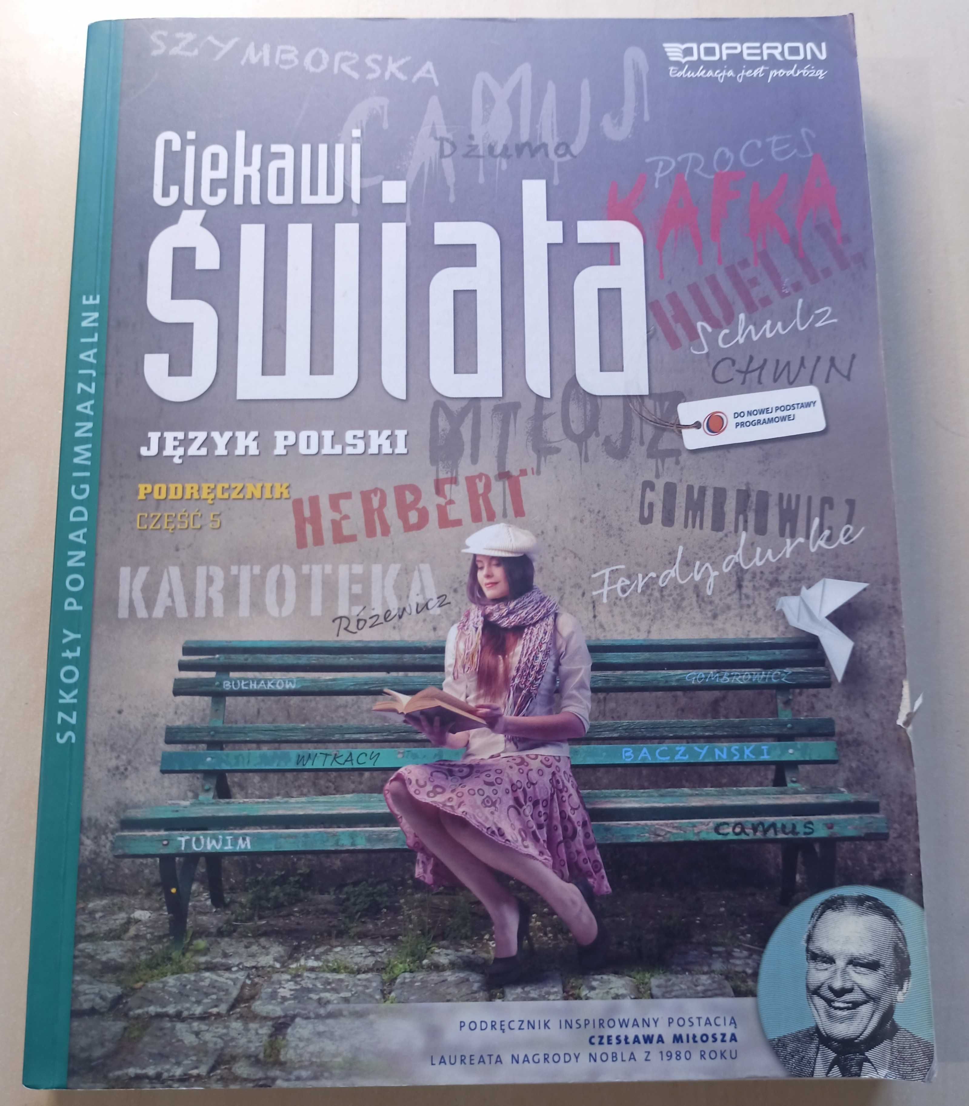 Ciekawi świata Język polski Podręcznik Część 5