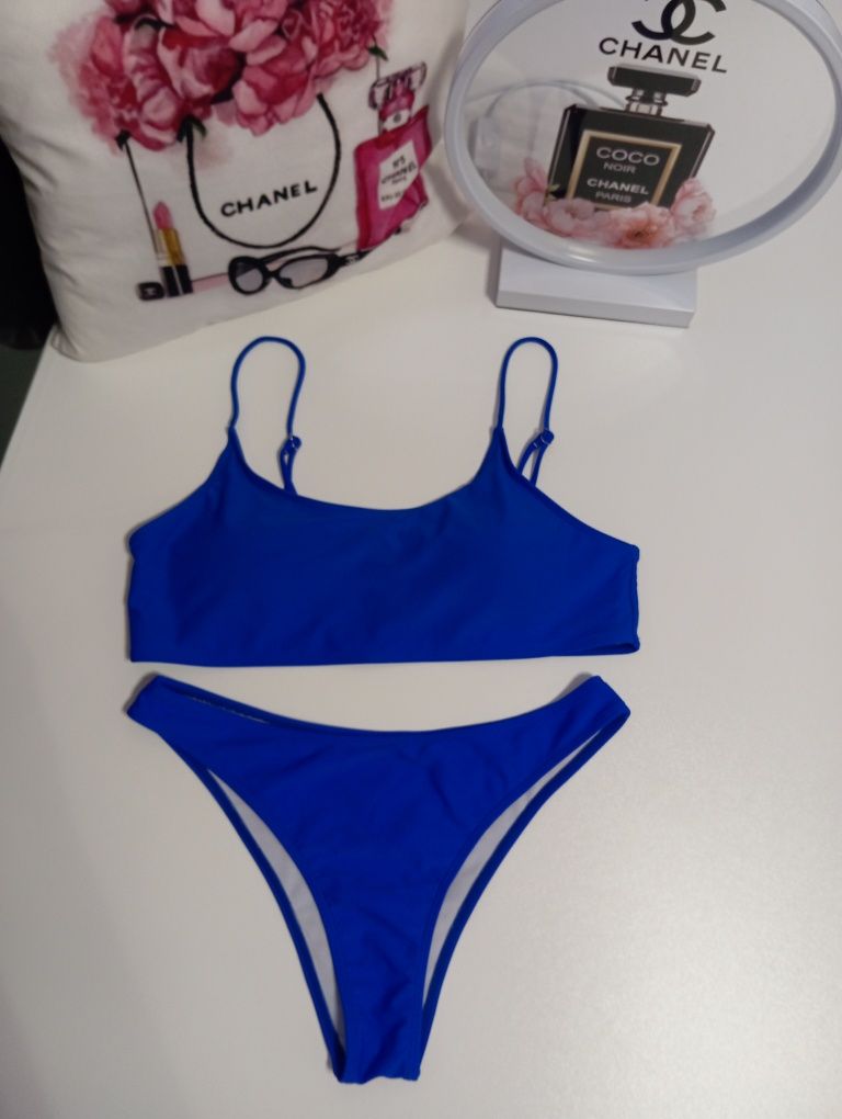 Strój kąpielowy chabrowy L/XL bikini