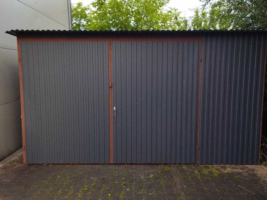Garaż blaszany 4x5 w kolorze RAL do wyboru | Krótkie terminy