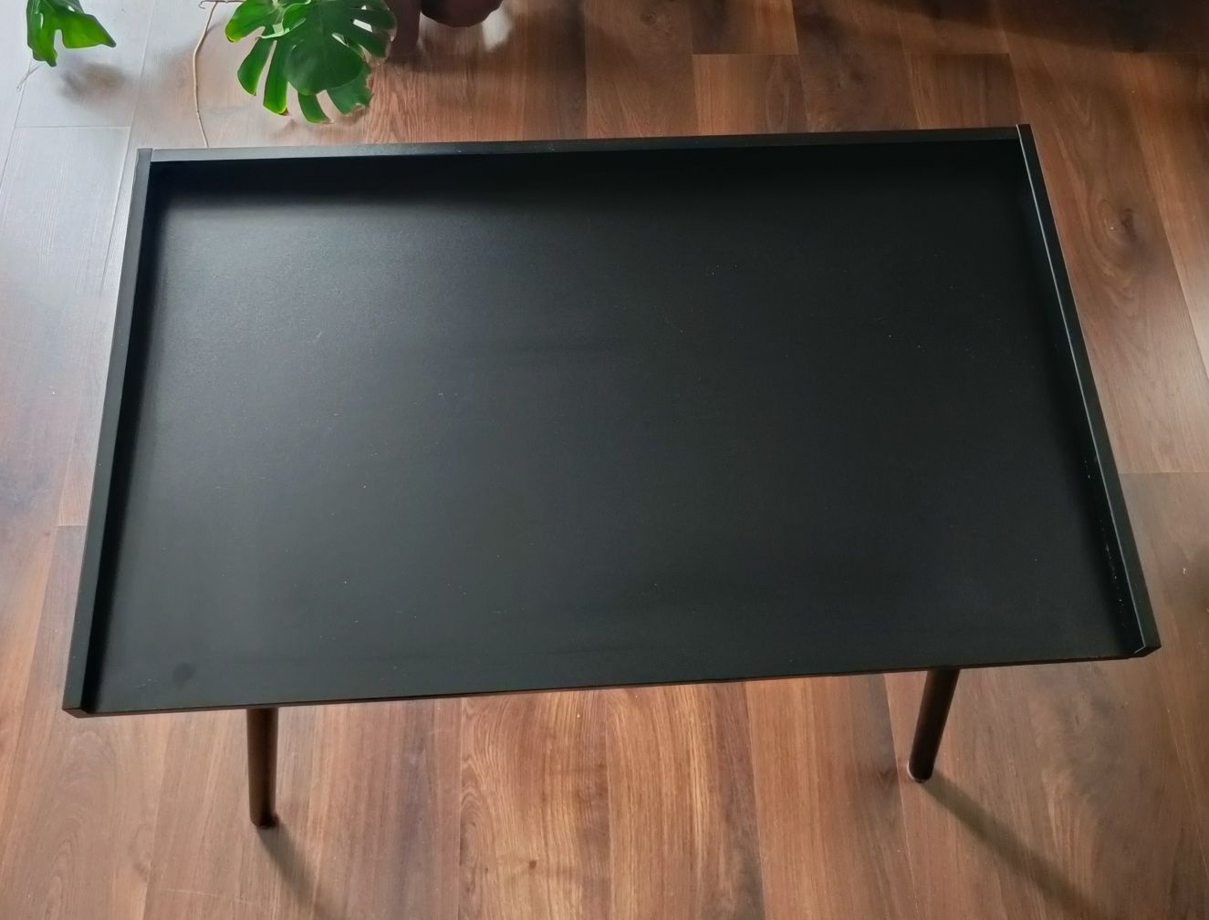 vidaXL Biurko, czarne, 90 x 50 x 78 cm