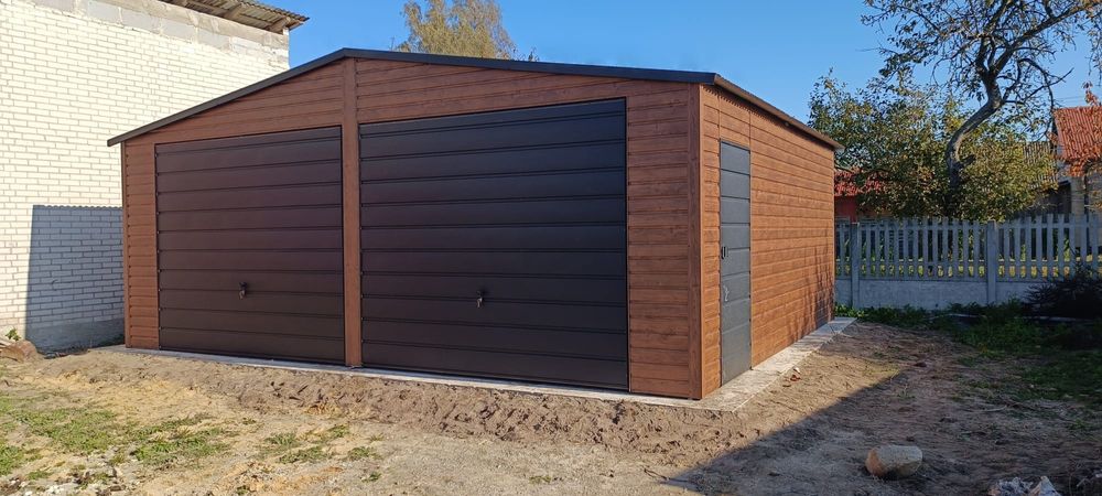 Garaże drewnopodobne garaz