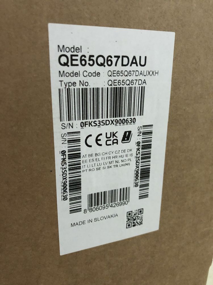 Телевізор Samsung QLED QE-85Q60D, 75Q60D, 65Q60D