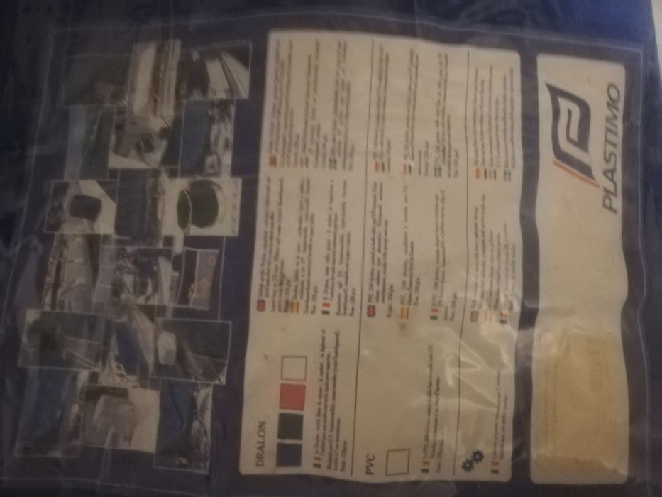 Capa de vela plastimo azul 2.75 e 2.50