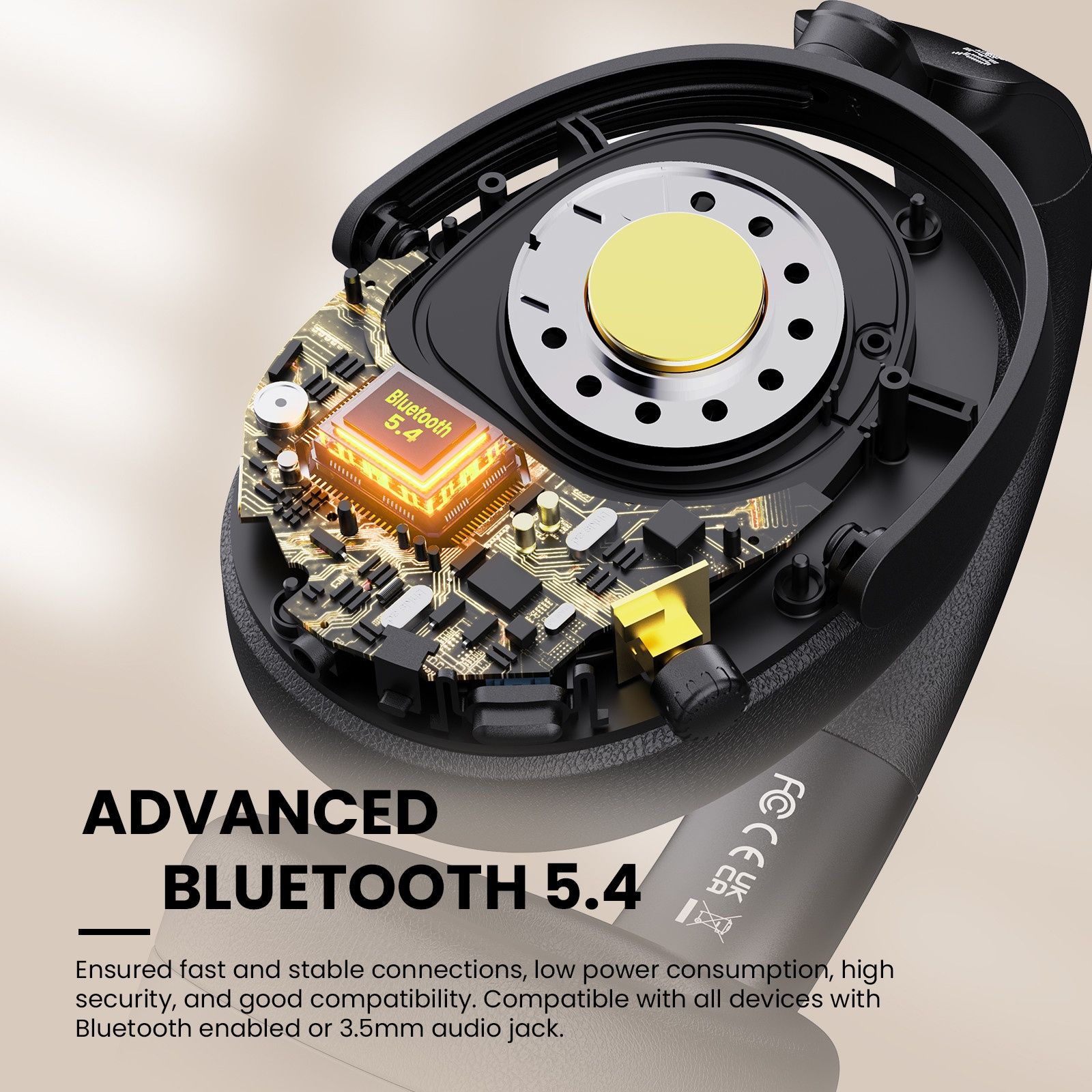 OneOdio SuperEQ A200 Беспроводные Наушники ANC/AI ENC/Hi-Res/Bluetooth