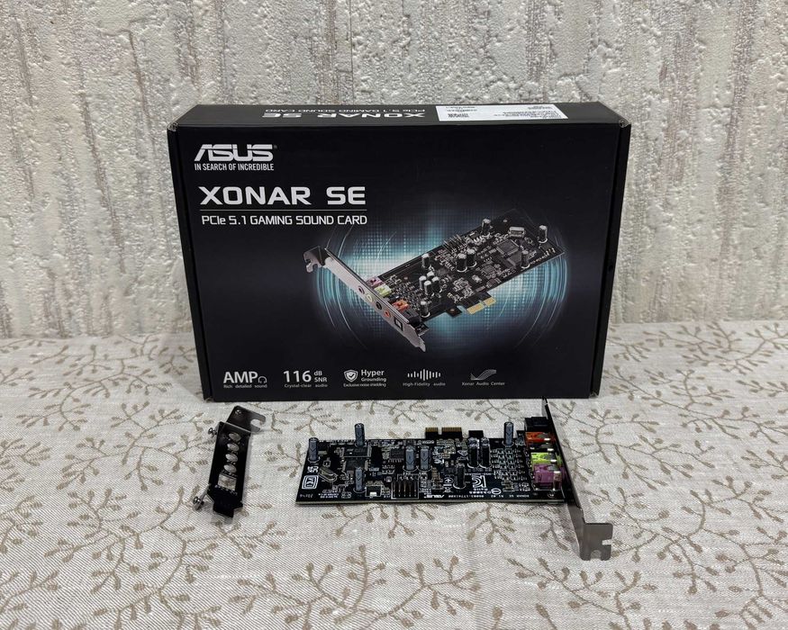 Звукова карта внутрішня ASUS Xonar SE 5.1 24/192 - 2 роки гарантії