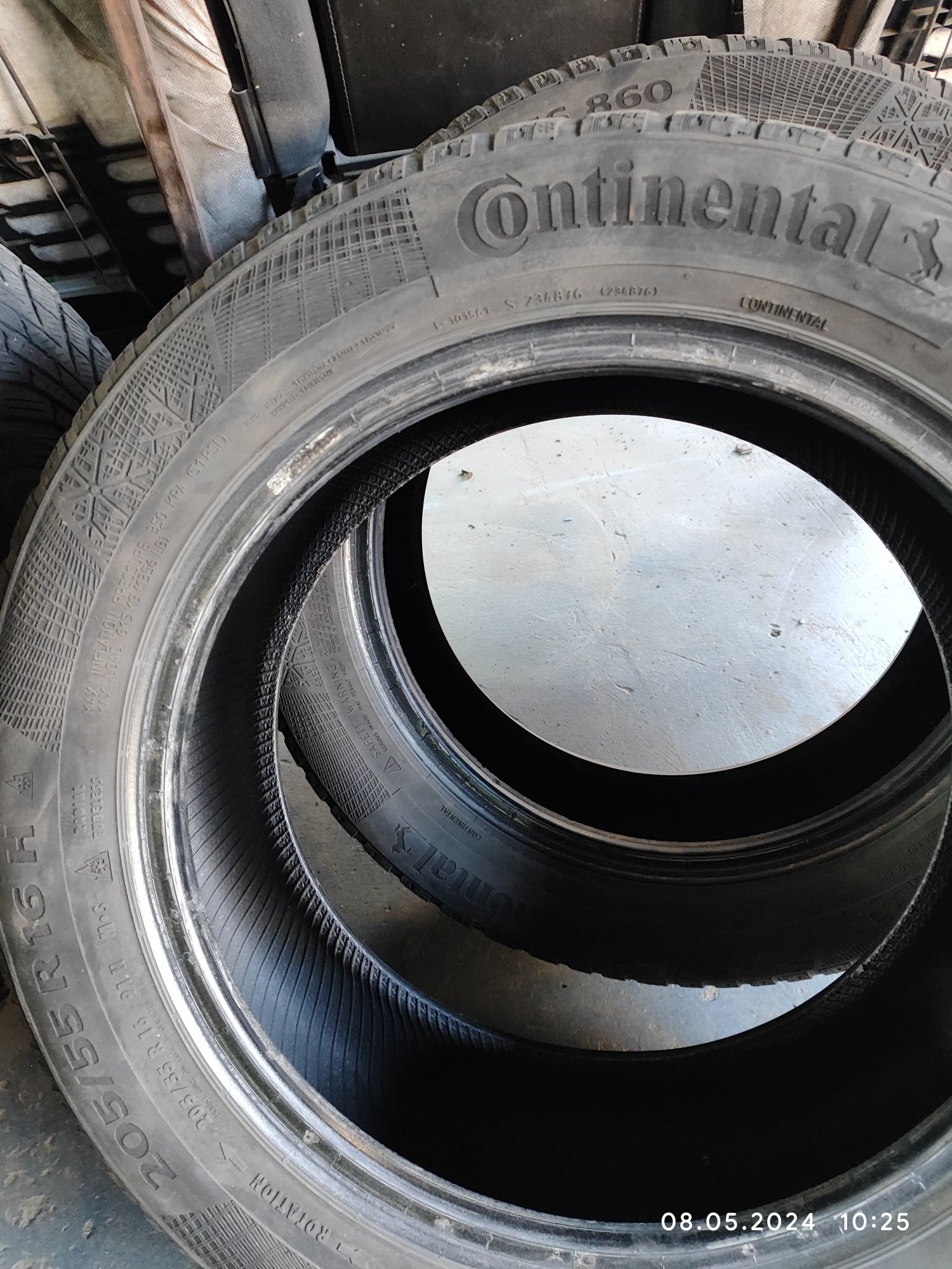 Шини 205/55r16 Continental wintercontact ts860