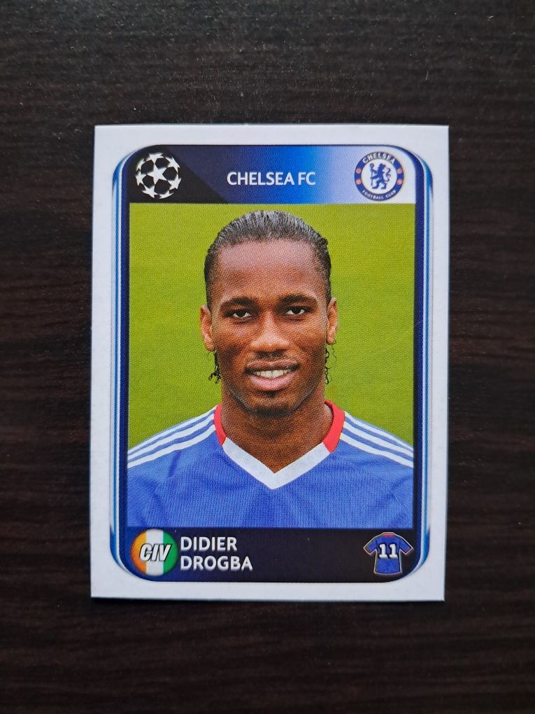 Cromo futebol de Didier Drogba(UEFA Champions League 2010)Panini