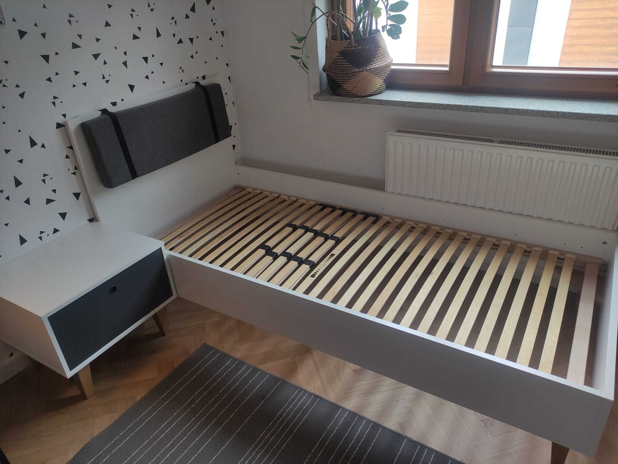 Łóżko VOX concept 90x200 Simple Creative + stelarz + zagłówek IKEA