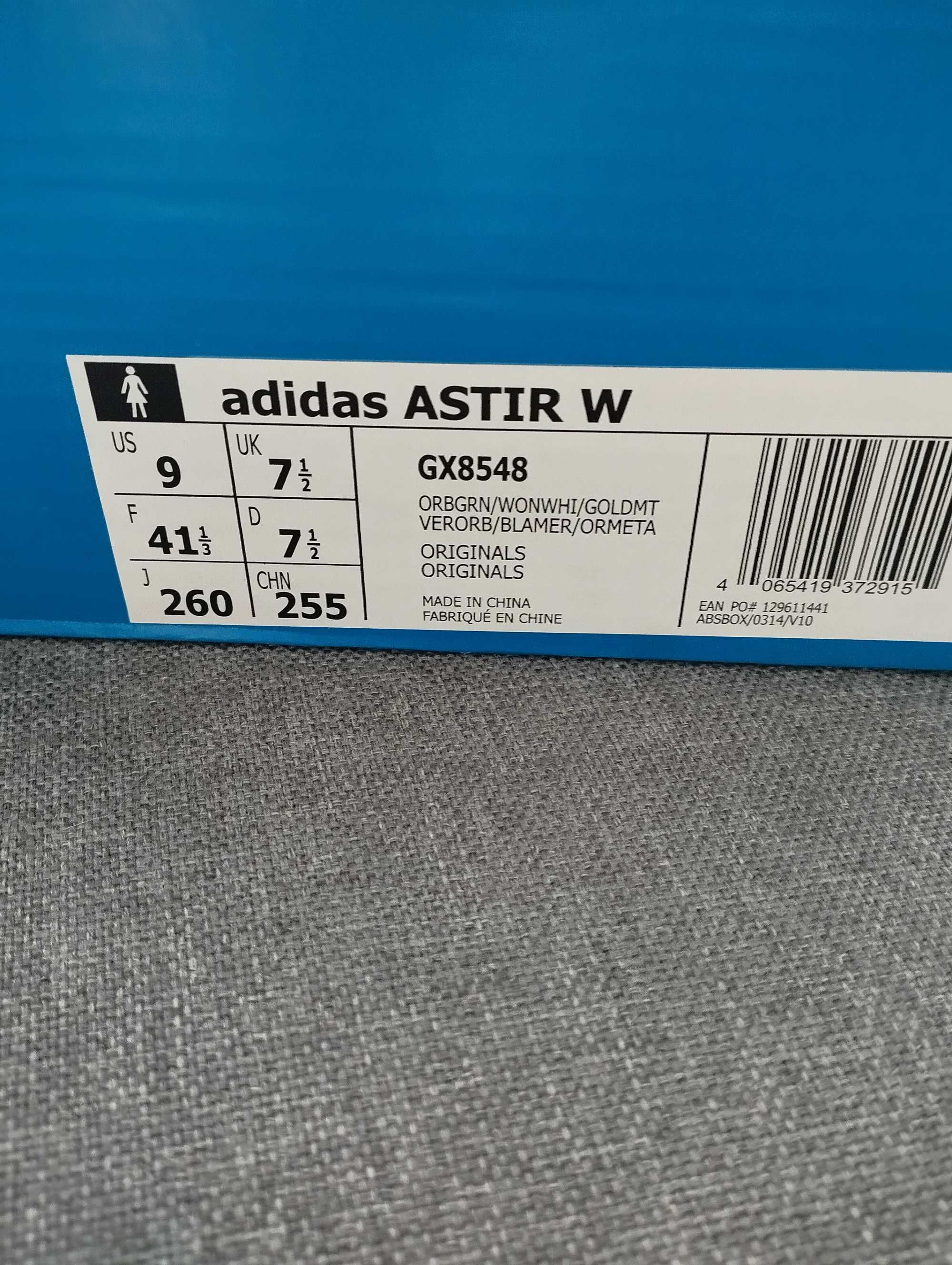 Adidas Astir W zielone damskie 41