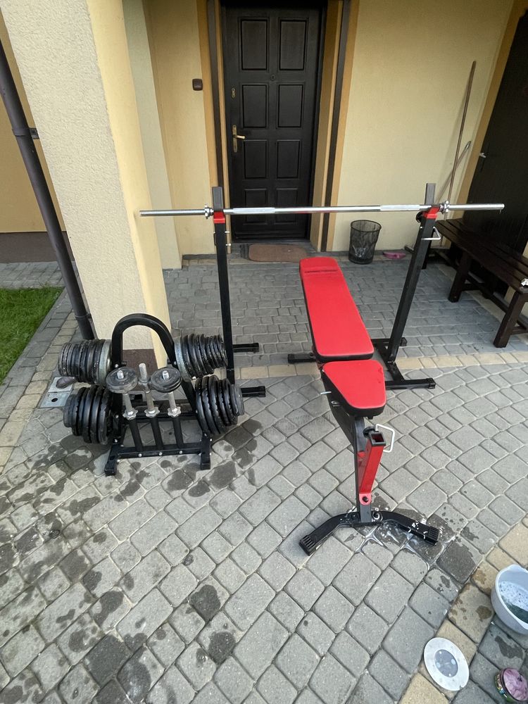 Silownia żeliwne obciazenia 145 kg !