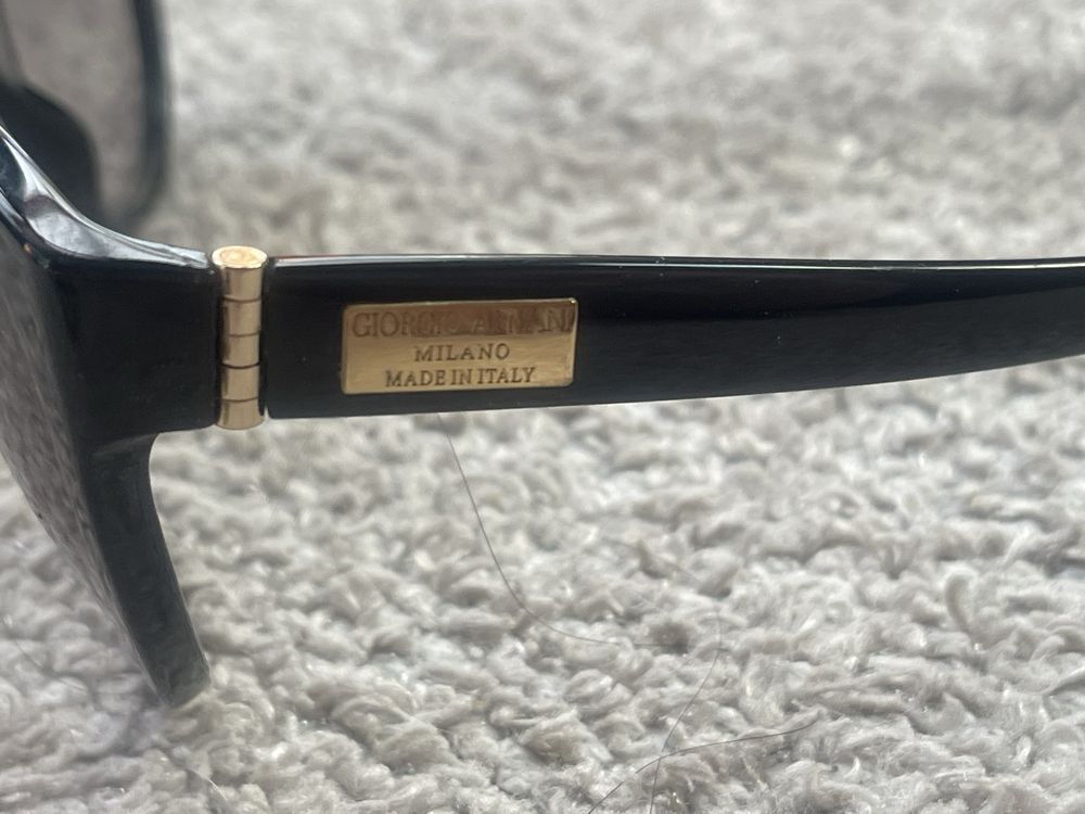 Emporio Armani okulary damskie przeciwsloneczne czarne