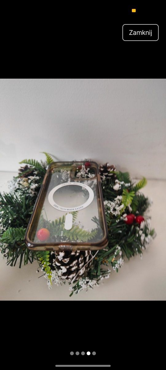 Plecki Etui Case  Obudowa Silikonowe Przezroczyste Case Magsafe do iph
