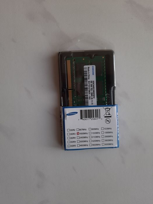 DDR3L so-dimm PC3L-12800s 1600 mHz 8gb Samsung Оперативна пам'ять для