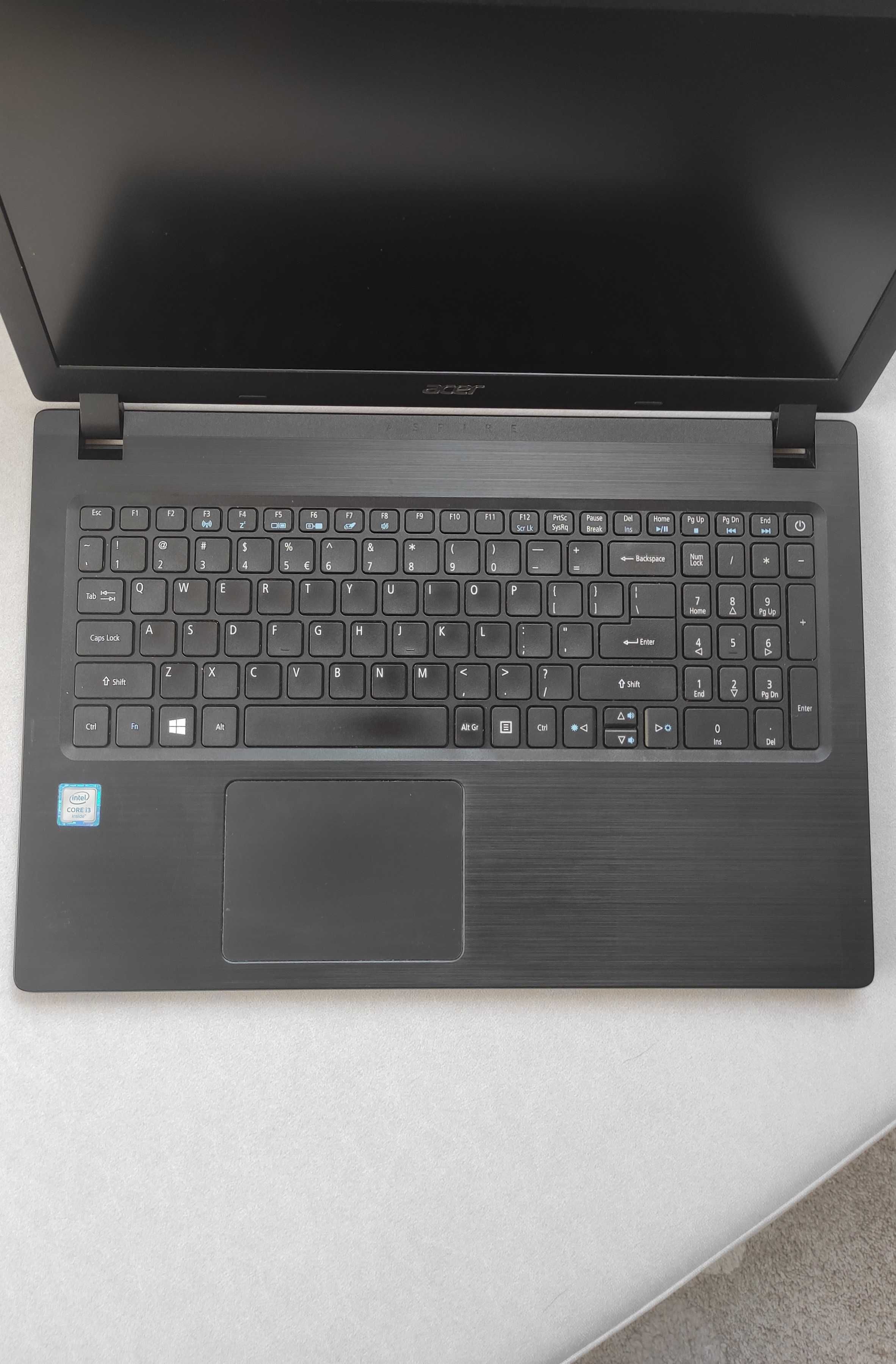 Laptop ACER - Intel Core i3 - Dysk twardy: 256 GB SSD - RAM: 4 GB