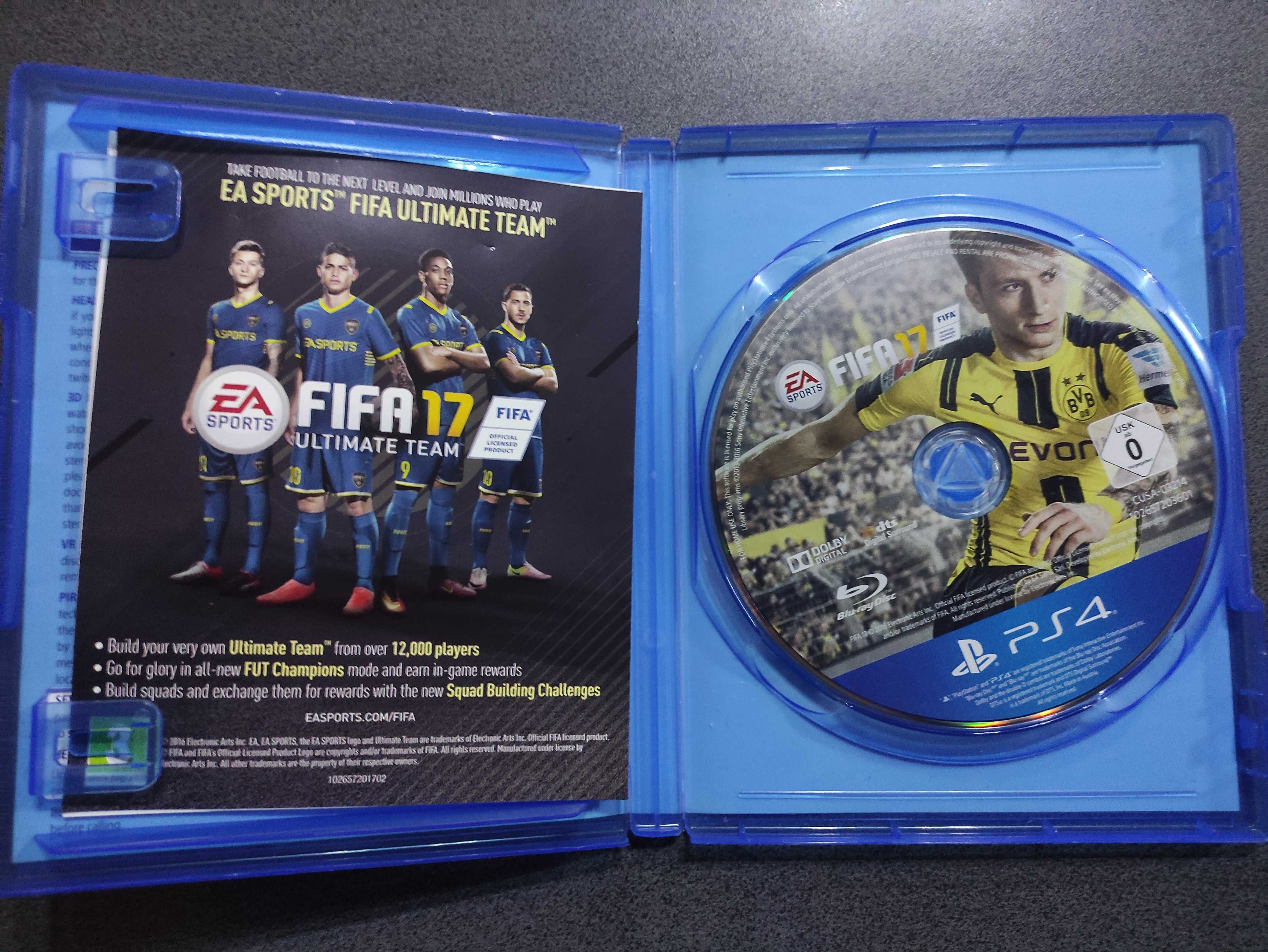 Диск с игрой FIFA 17 Футбол для Playstation 4 - Русский язык - PS4