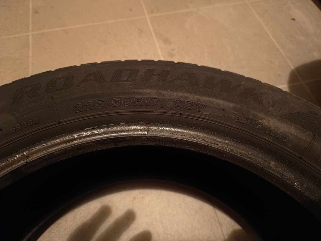 Sprzedam opony firestone roadhawk 225/50r17 98y