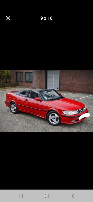 Saab 9 3 2.0 benzyna. Cabrio. Stan kolekcjonerski