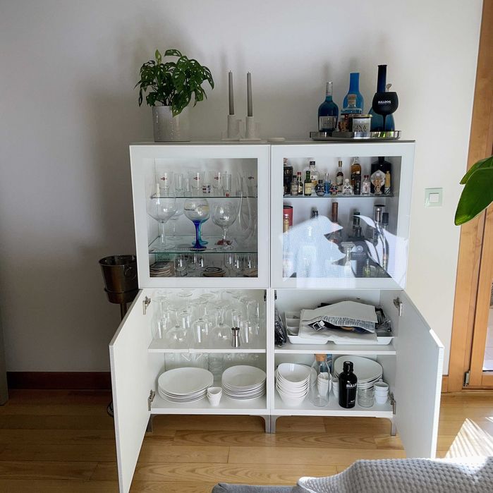 Móvel Bar/Aparador IKEA - BESTÅ Comb arrumação c/portas