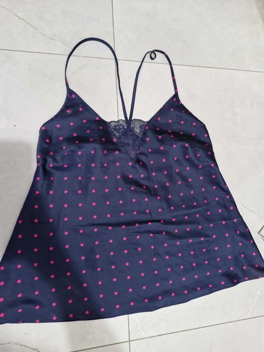 Koszulka/ top do spania m&s r. 40 w gwiazdki
