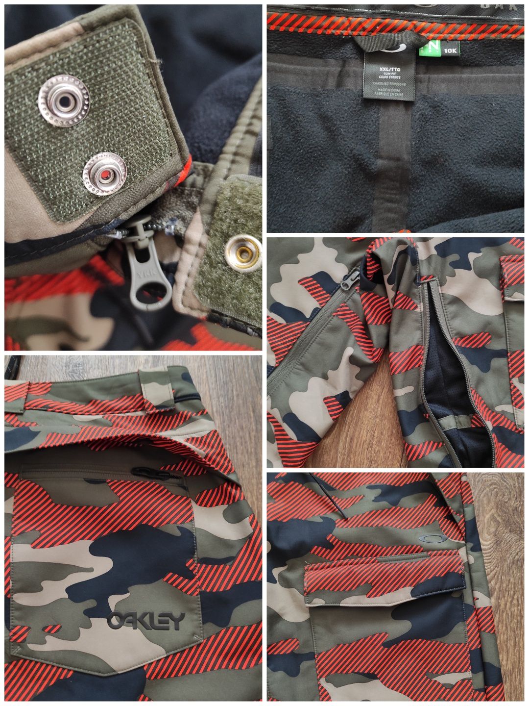 XXL Oakley оригінальні чоловічі лижні штани softshell