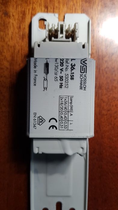 Балласт,пускатели для люминесцентные ламп,Vossloh-Schwabe L 36.158