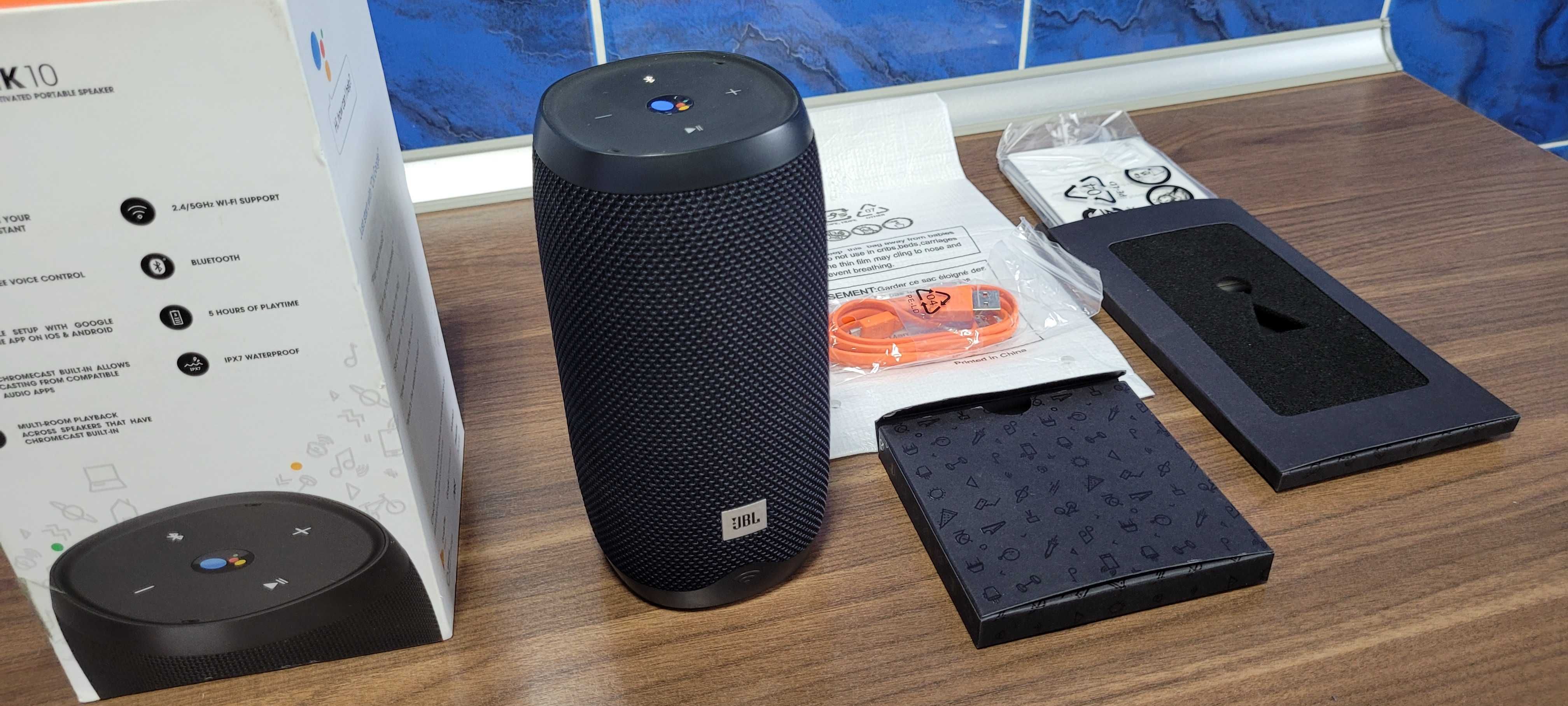 JBL Link 10 - Bluetooth, Asystent Google.