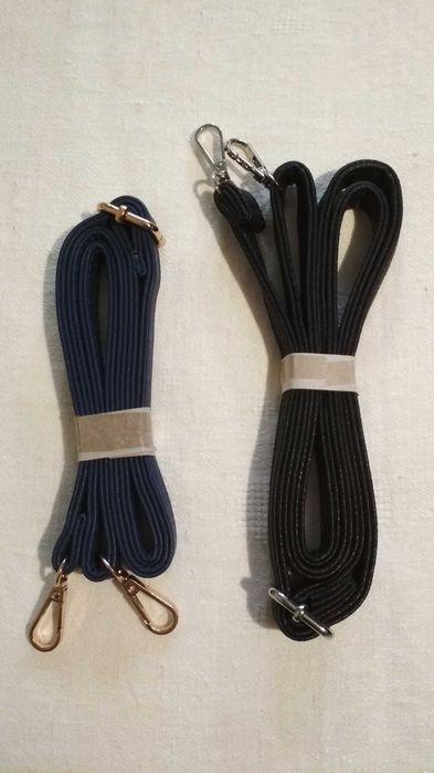 Ремешки Ремінці для сумок женские ( черный синий коричневый ) 3шт