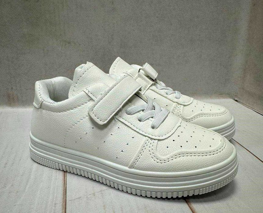 Стильні дитячі кросівки кеди ABA 32-35 маломіри білі