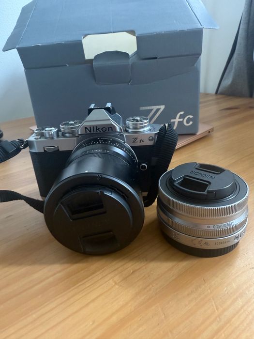 Nikon ZFC + nikkor 16-50 + viltrox 35. 1.4. + SD 125